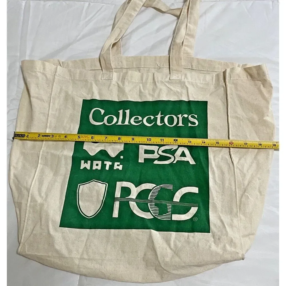 PSA WATA Exclusive Collectors Tote Bag, Cream/Green, Employee‎ Only